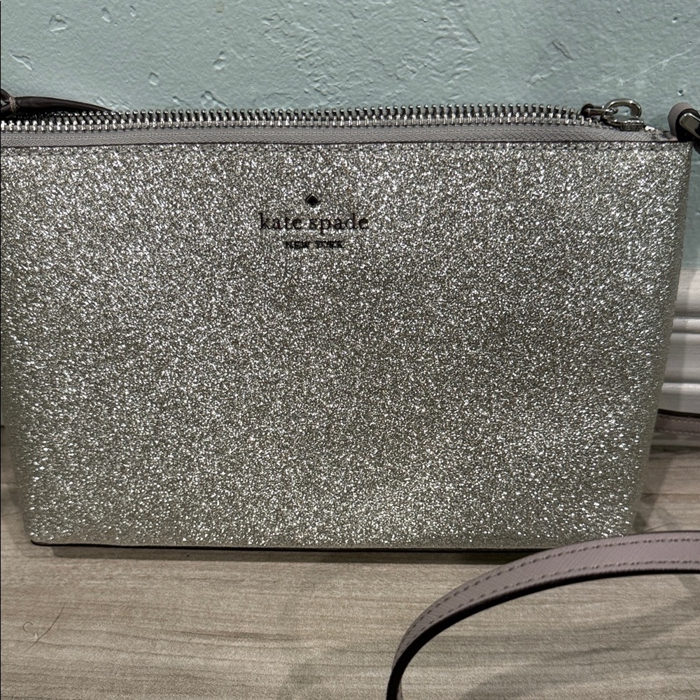 Kate Spade Sparkling Silver Crossbody Bag